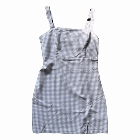 NWT Hollister Purple Gingham Dress Size M - Picture 1 of 2